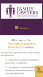 Mobile Screenshot of familylawyers.ie