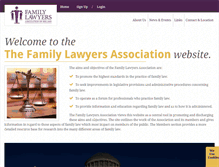 Tablet Screenshot of familylawyers.ie